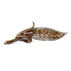 Coro Craft Vintage Rhinestone Brooch